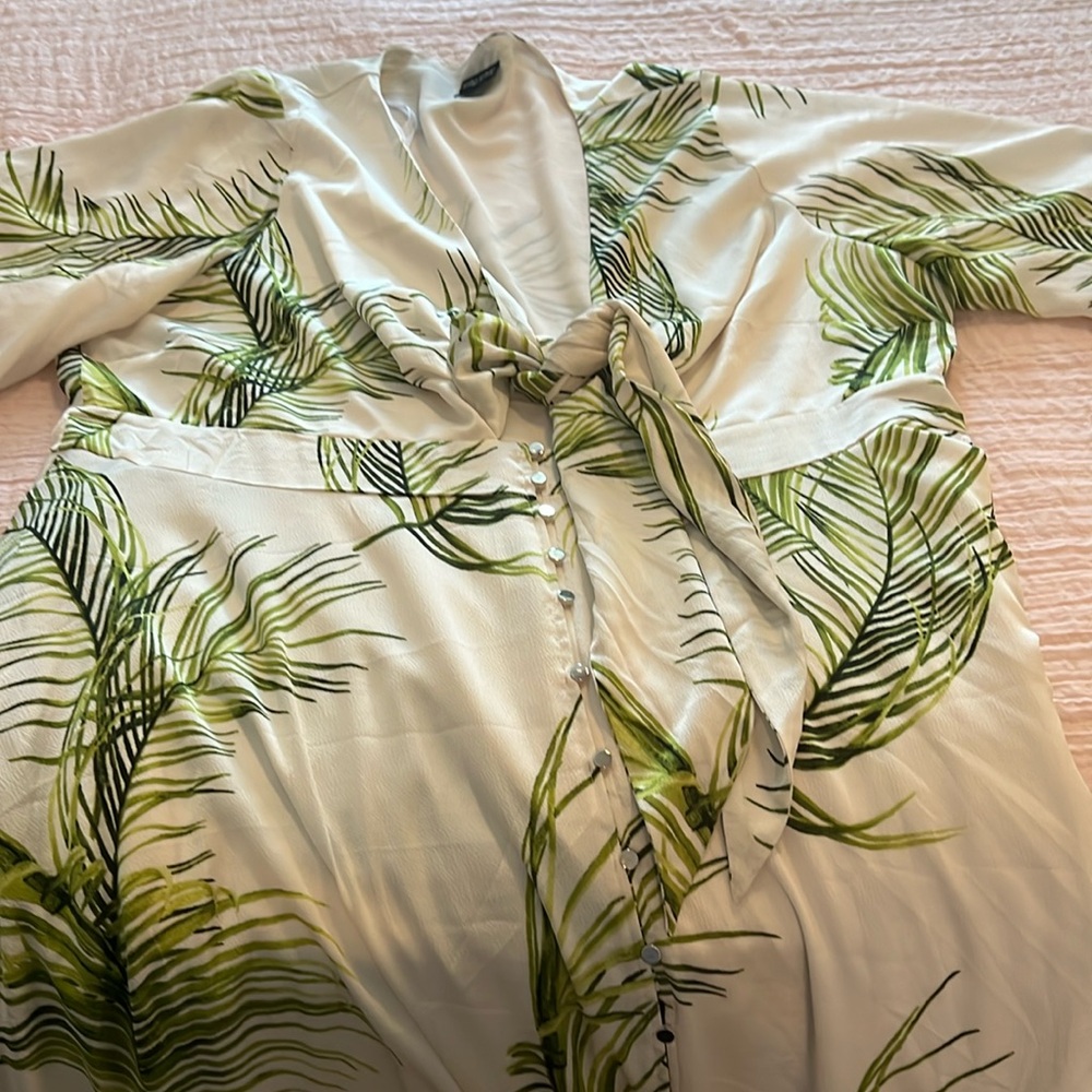 Resort womens plus maxi dress